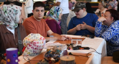Engelli ve engelsiz bireyler birlikte üretmenin mutluluğunu yaşadı