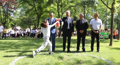 İnegöl'de çocuklar unutulmaz bir gün yaşadı