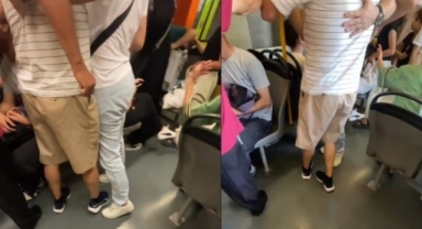 Metroda süs kavgası