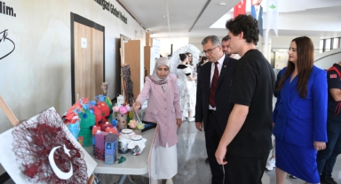 Öğrenciler doğayı korumak için yarıştı