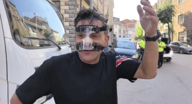 Polisten 10 kez kask cezası yedi