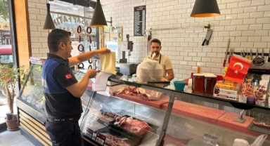 Zabıtadan kasap ve sakatatçılara denetim