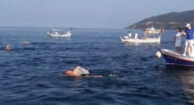 4. Açık Deniz Yüzme Maratonu Mudanya'da neticelendi
