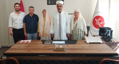Alman vatandaş Mudanya'da Müslüman oldu