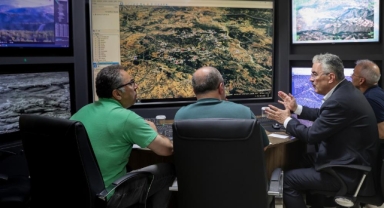 Bakan Yardımcısı ve Bursa protokolü orman yangınlarını yakından takip ediyor