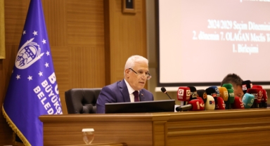 Başkan Bozbey Meclis oturumunda konuştu