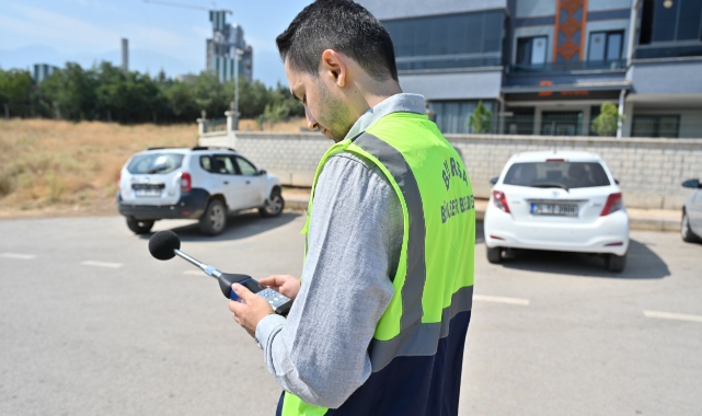 Bursa’da çevresel gürültü ölçümü yapıldı
