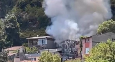 Bursa'da korkutan yangın