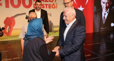 Büyükşehir’den üreticiye Yüzde 100 mazot desteği