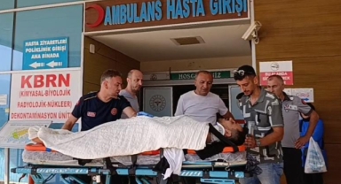 Elektrik direğinde çalışma yaparken akıma kapıldı