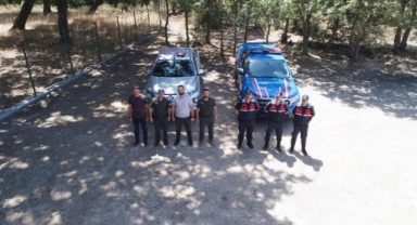 Gemlik'te ormanlarda dronlu denetim