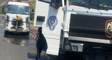 İnegöl Belediyesinden yangın bölgesindeki çalışmalara destek