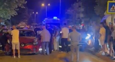 İnegöl'de zincirleme kaza: 4 yaralı