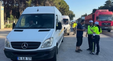 Karacabey'de 20 servise ceza