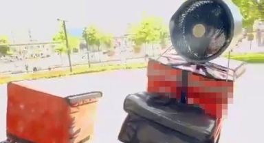 Kavurucu sıcakta kuryenin bulduğu çözüm beğeni yağmuruna tutuldu