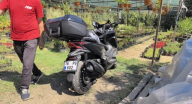Köpeğe çarpan motosikletli yaralandı