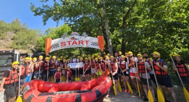 Mimarlar Rafting heyecanı yaşadı