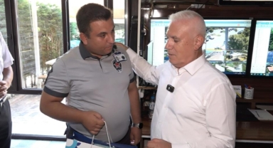 Nilüfer Çayı'na düşen çocuğu kurtaran güvenlikçiye ödül