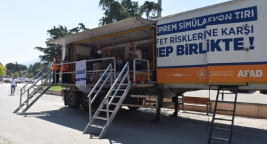 Similasyon'da depremi yaşadılar