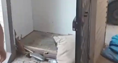 Bursa’da asansörde korkulu anlar: 1 yaralı