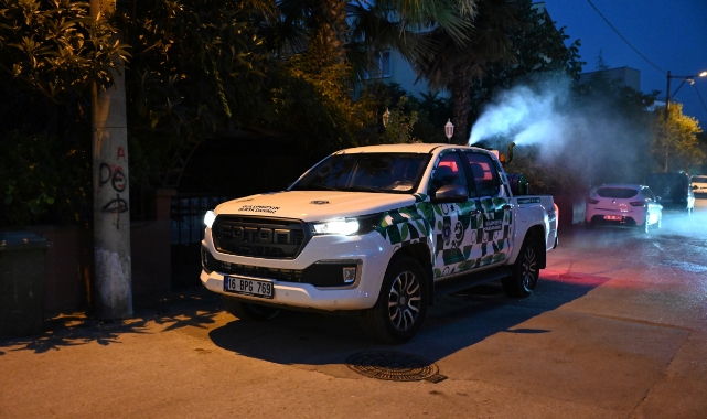 Bursa da temizlik ve ilaçlama harekatı