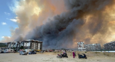 Çanakkale'de orman yangını!