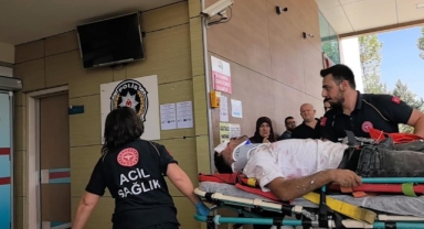 Havalandırma boşluğuna düşen işçi ağır yaralandı