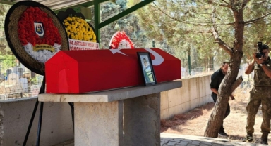 Kara astsubay öğrencisi toprağa verildi