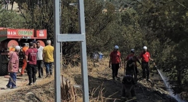 Mudanya'da korkutan yangın
