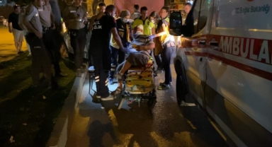 Otomobil kamyonete çarptı, sürücüsü yaralandı