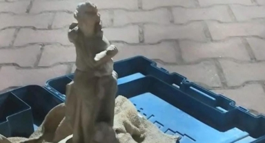 Roma ve Bizans dönemine ait heykeller ele geçirildi