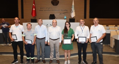 Yangınlarla mücadelede görev alan ekibe teşekkür