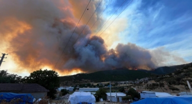 Yenişehir'de orman yangınıyla mücadele sürüyor