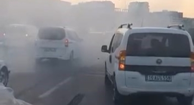 Yine düğün konvoyu, yine alışıldık görüntüler