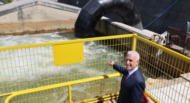 Bursa’ya can suyu olacak vana açıldı!