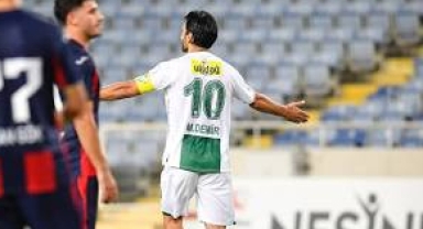 Bursaspor Mersin'de kazandı