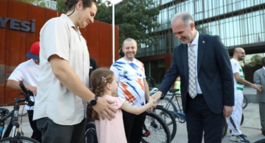 İnegöl Belediyesi'nden anlamlı bisiklet turu