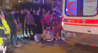 Orhangazi'de hafif ticari araç yayaya çarptı