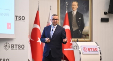 Paranın patronu BTSO'da konuştu