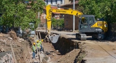 Sel riskine karşı derelerde temizlik seferberliği
