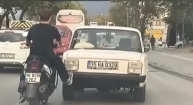 Tek ayağıyla inanılmaz kurtarış