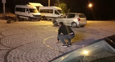 Uludağ’da gece yarısı ayı sürprizi