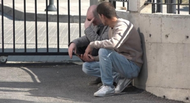 Yangını gözyaşları içinde anlattı