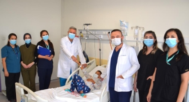 Baba 13 yaşındaki oğluna hayat verdi