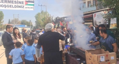 Bursa'nın Çeltik Mahallesinden Gazze’ye destek