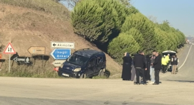 Çarpışmanın etkisiyle kanala uçtu