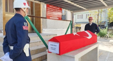 Gaziler derneği başkanına son görev