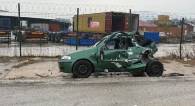 Gemlik Serbest Bölge yolunda kaza: 1 ağır yaralı