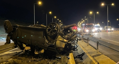 Kuzey Marmara Otoyolu’nda feci kaza : 2 ölü, 5 yaralı