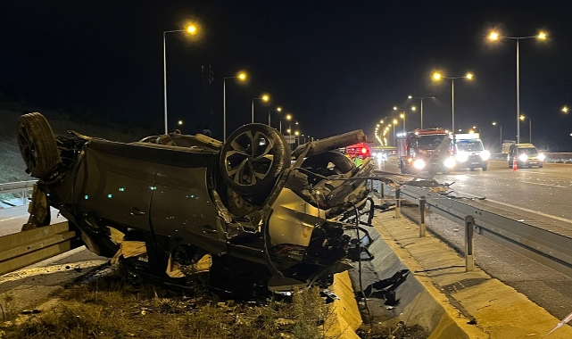 Kuzey Marmara Otoyolu’nda feci kaza : 2 ölü, 5 yaralı